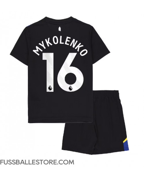 Günstige Everton Vitaliy Mykolenko #16 3rd trikot Kinder 2025-26 Kurzarm (+ Kurze Hosen)